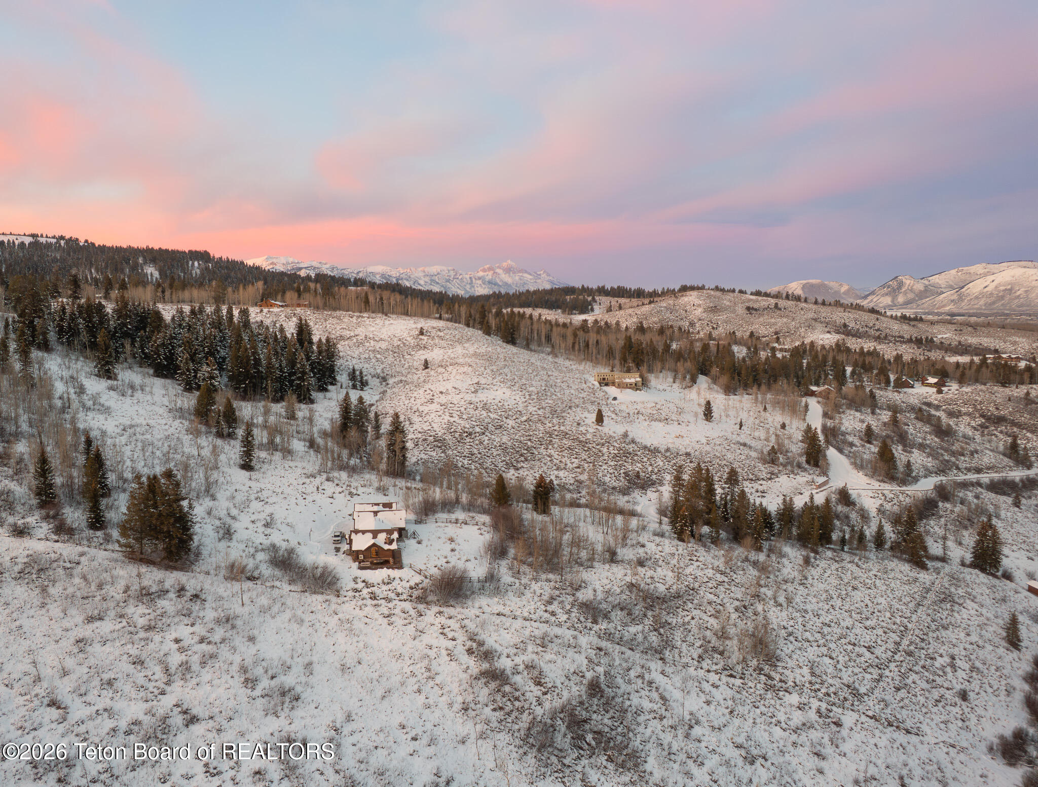 4020 Bronco Road Wilson, WY 83014 - Photo 6 of 39 Aerial of House