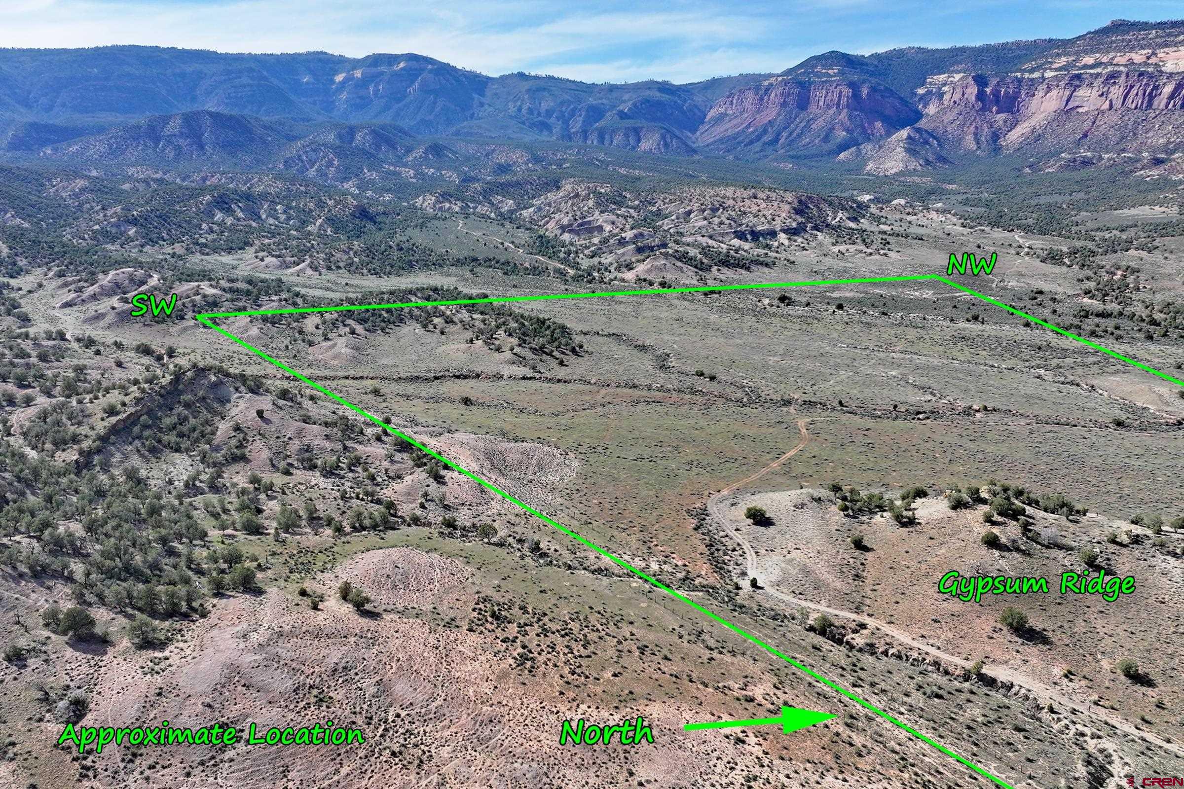 Tbd Tbd Tbd Gateway Paradox, CO 81429 - Photo 24 of 34 a view of a dry yard with mountain and trees