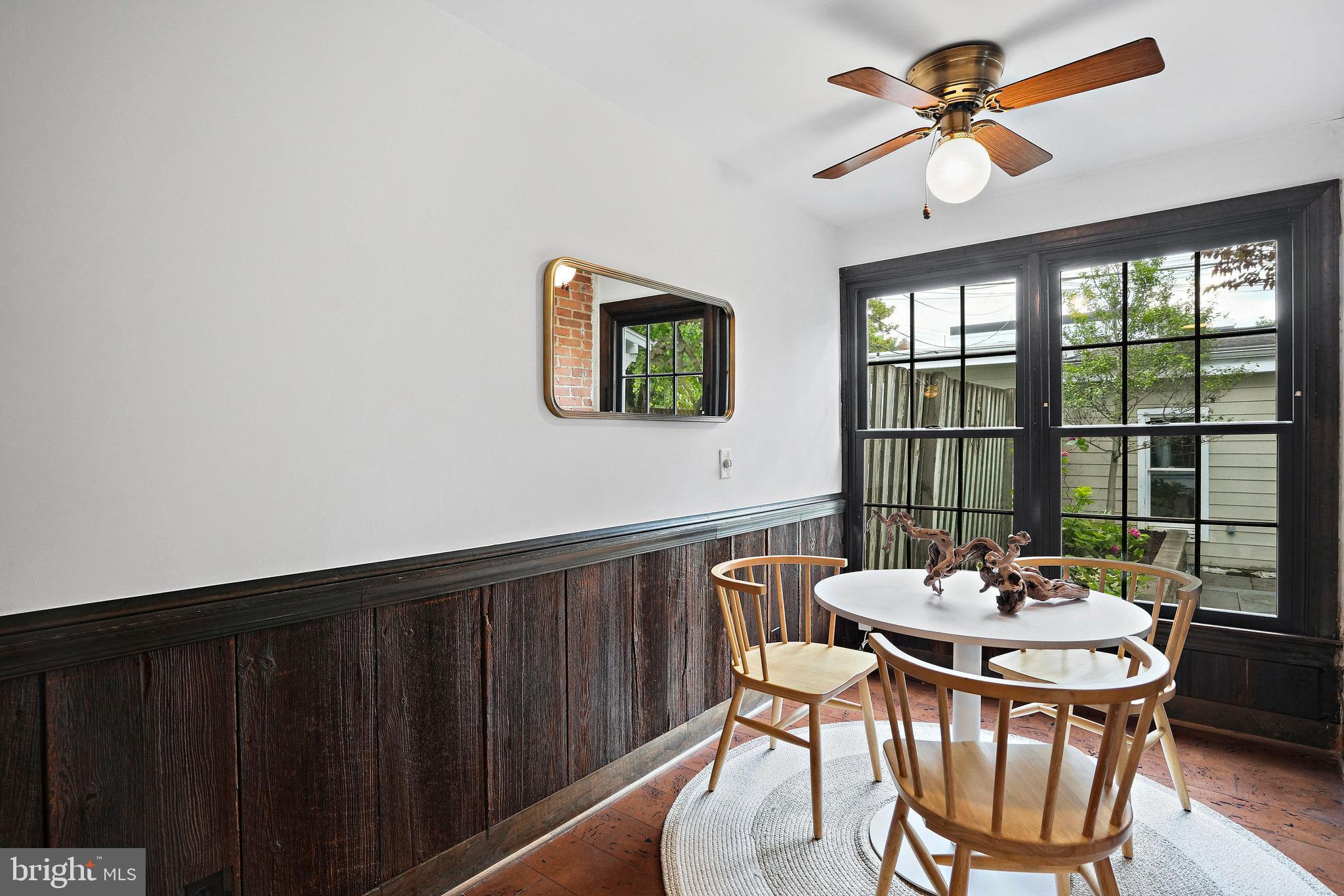 516 9th Street Southeast Washington, DC 20003 - Photo 10 of 35 Sweet eat-in kitchen space looks to patio + GARAGE