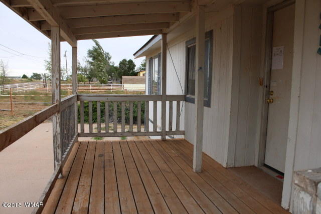 895 South Tanner Lane Snowflake, AZ 85937 - Photo 11 of 32 a view of balcony with wooden floor