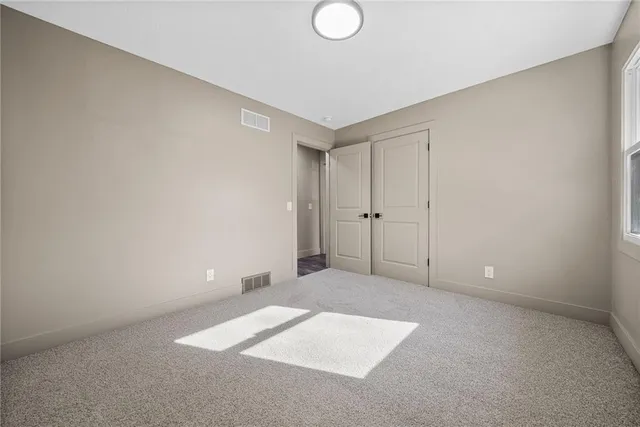 a view of an empty room