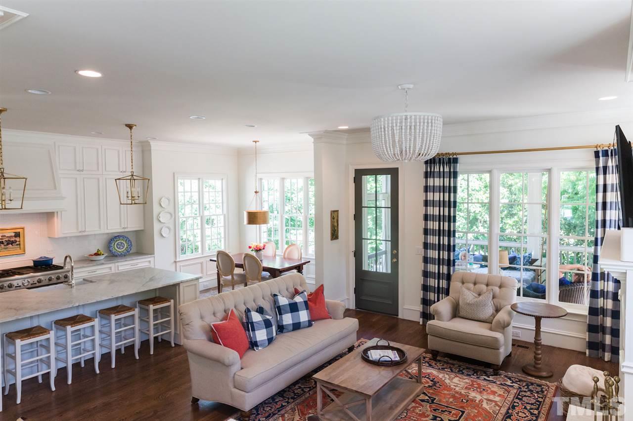 2620 Davis Street Raleigh, NC 27608 - Photo 14 of 28 Open kitchen/family room space.
