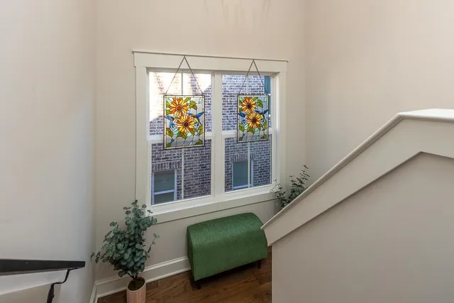 a view of entryway with stairs