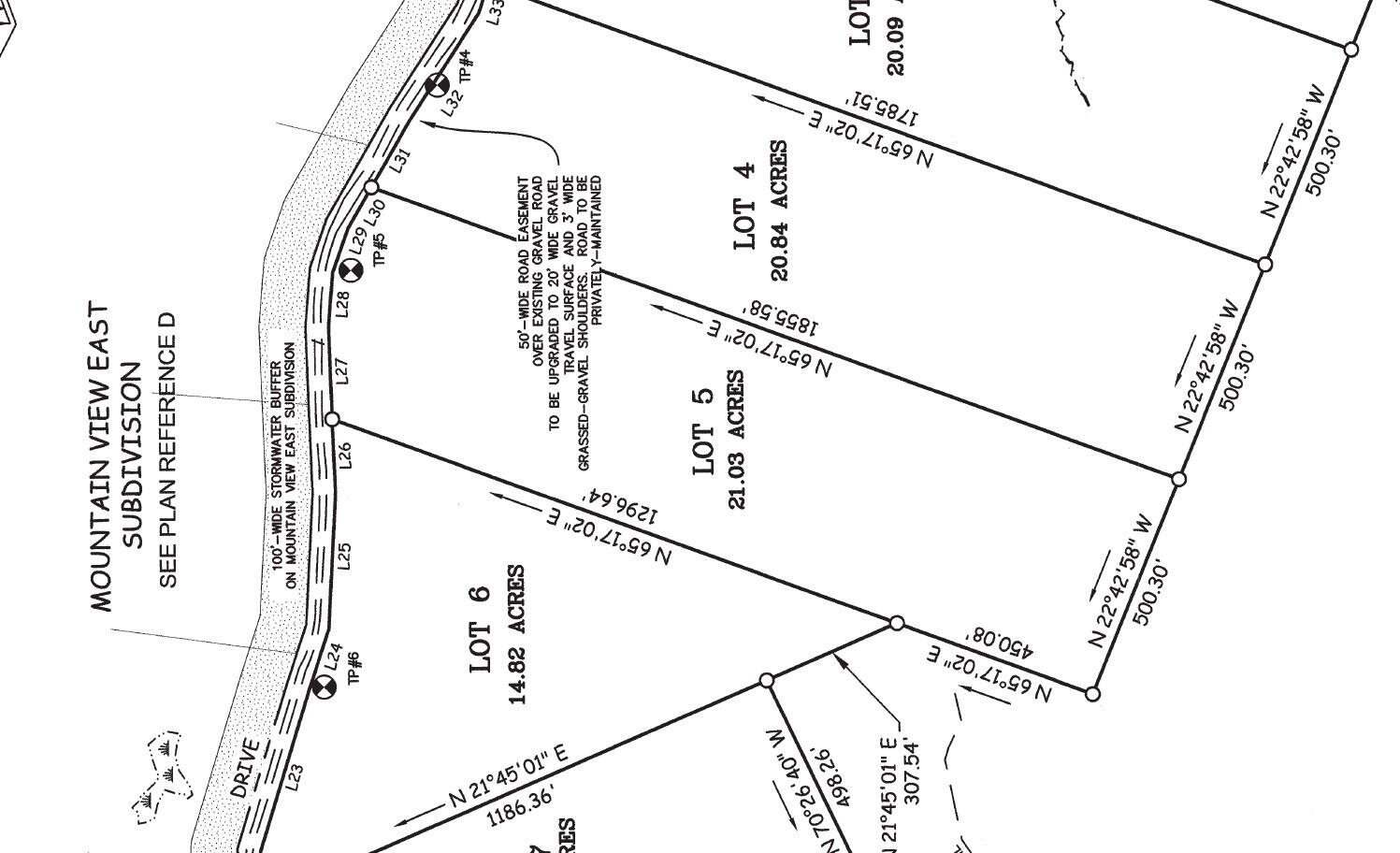 Lot 5 Mountain View Drive Temple, ME 04984 - Photo 6 of 6 Survey Lot 5 W