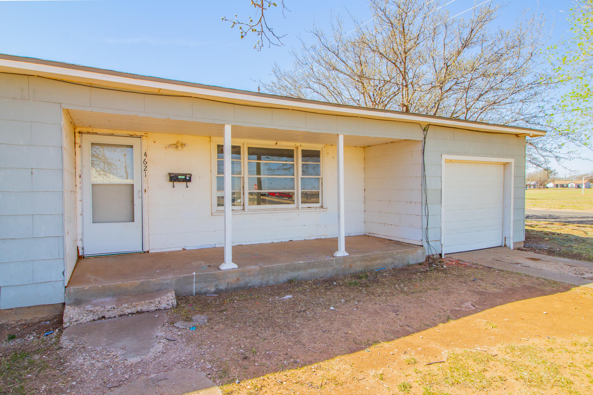 4621 35th Street Lubbock, TX 79414 - Photo 3 of 19 a view of backyard with large tree