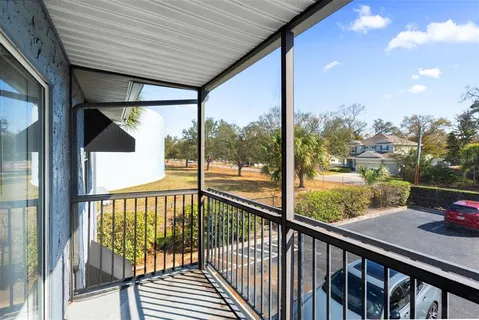 a view of a porch and patio