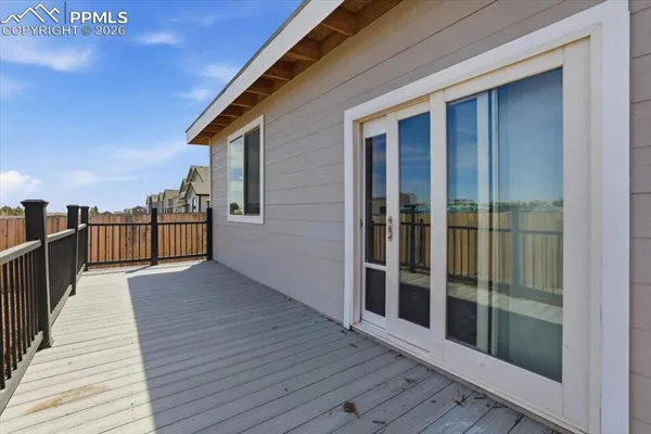 a view of a house with wooden floor