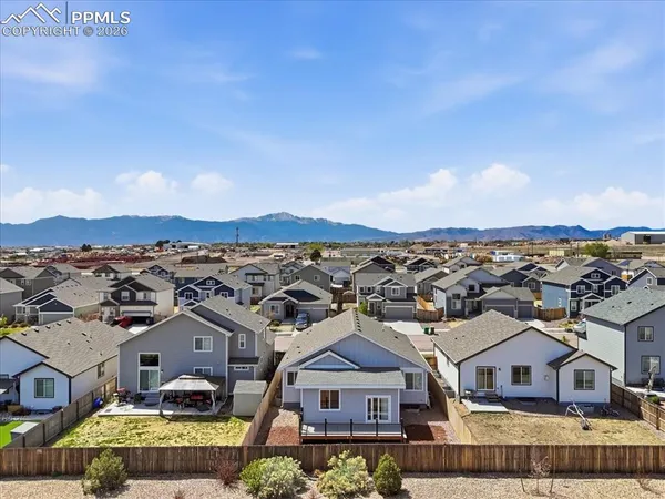 an aerial view of residential houses