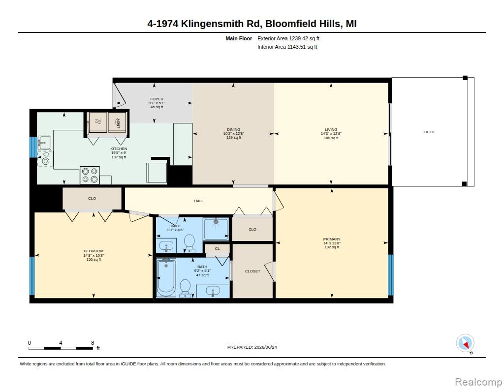 1974 Klingensmith Road, Unit 4 Bloomfield Hills, MI 48302 - Photo 35 of 35 Floor plan