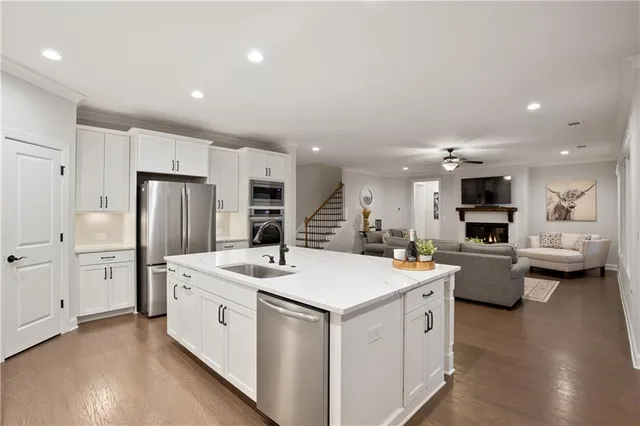 a view of a small space