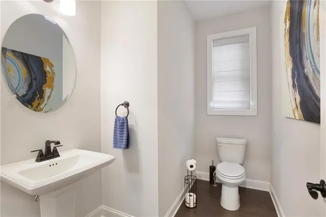 an aerial view of residential house with outdoor space