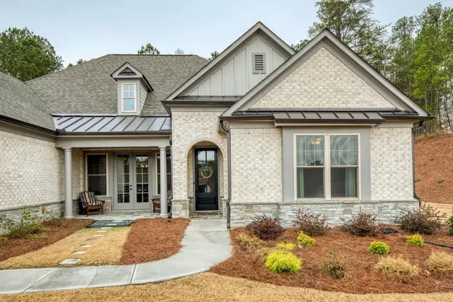 a view of a house with patio