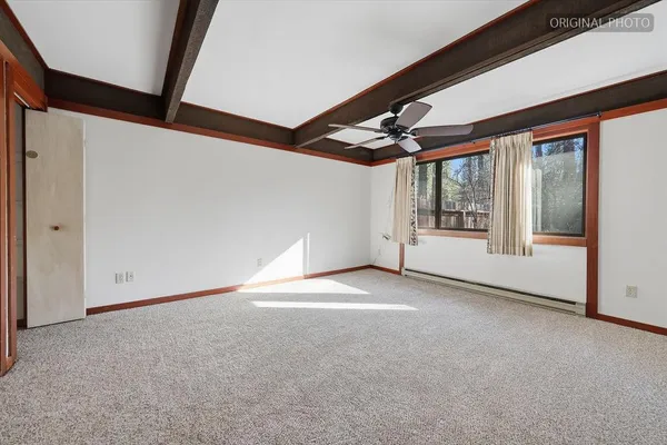 a view of an empty room