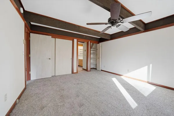 a view of an empty room