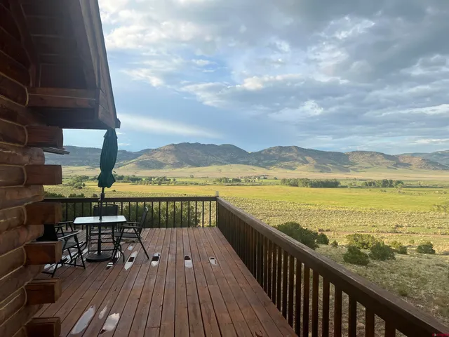 a wooden door of a house