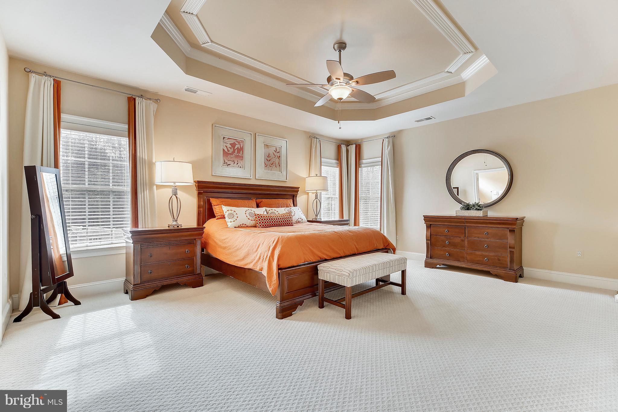 105 Sheppard Road Severna Park, MD 21146 - Photo 16 of 30 Master suite features tray ceiling w/ custom trim