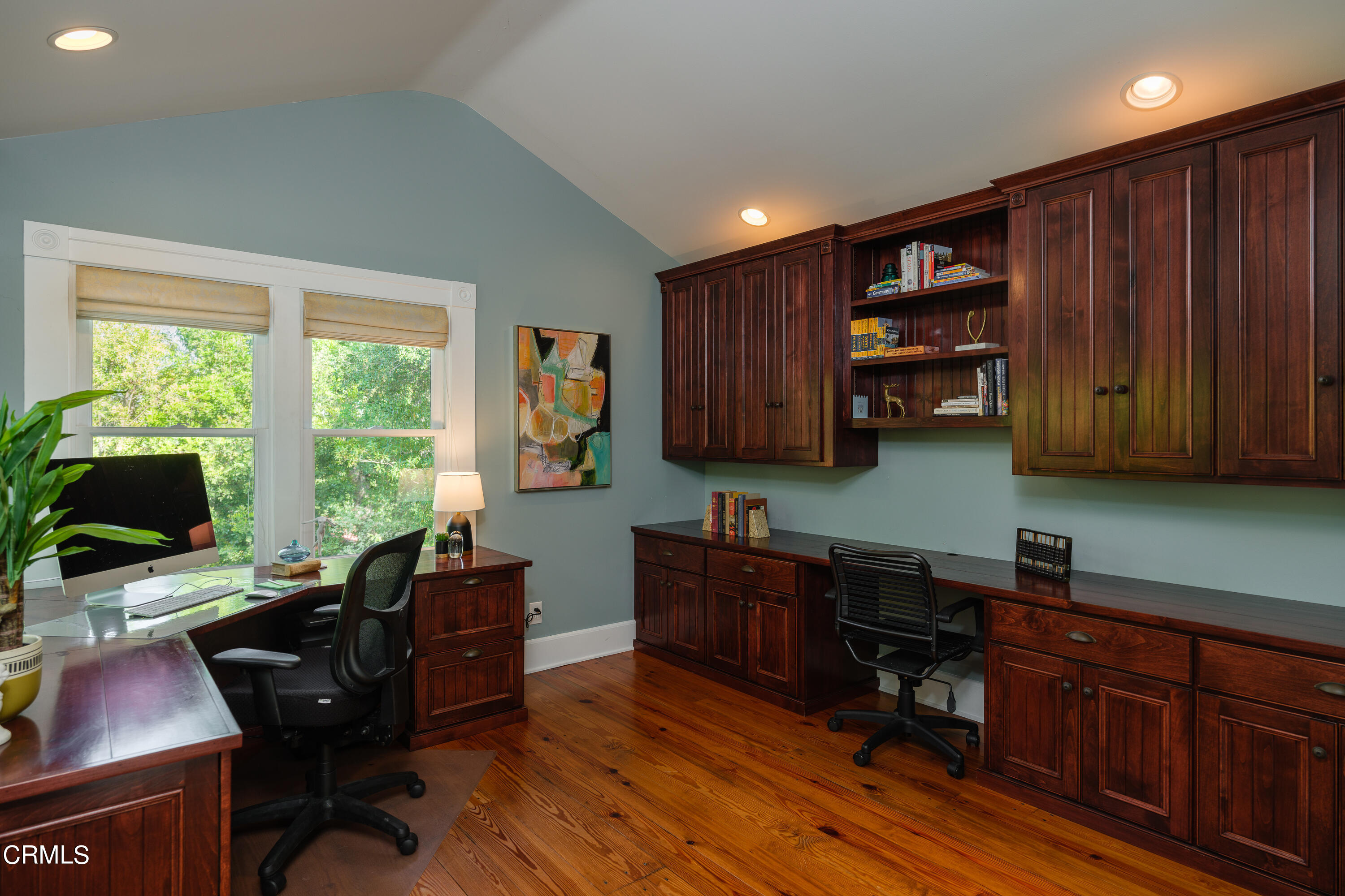 2020 Minoru Drive Altadena, CA 91001 - Photo 48 of 75 a view of a workspace with furniture and a window