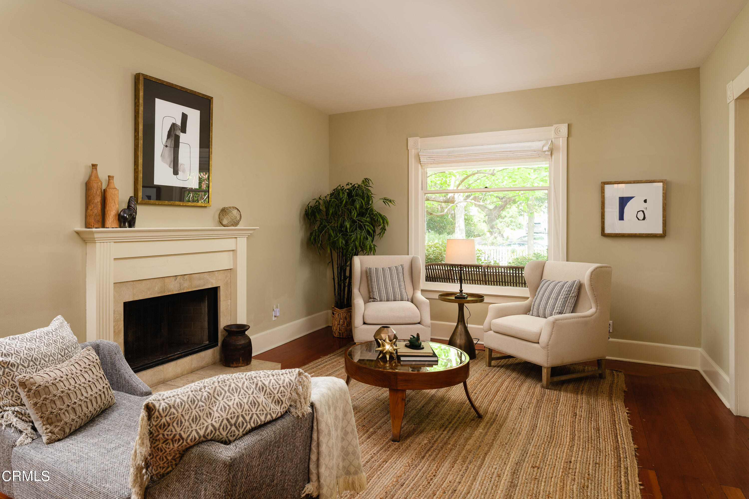 2020 Minoru Drive Altadena, CA 91001 - Photo 10 of 75 a living room with furniture and a fireplace