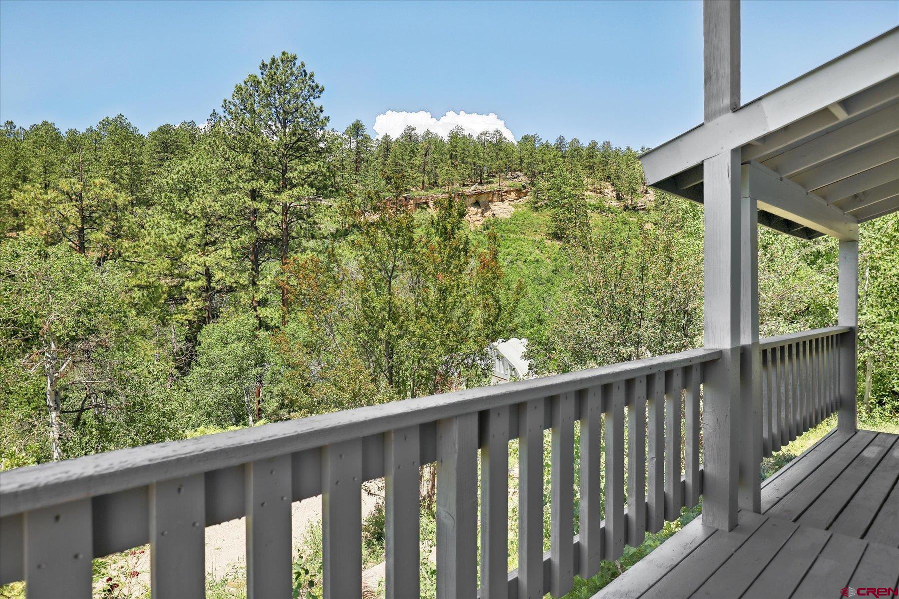 1039 Silver Mesa Driveway Durango, CO 81301 - Photo 27 of 35 a balcony with an outdoor space