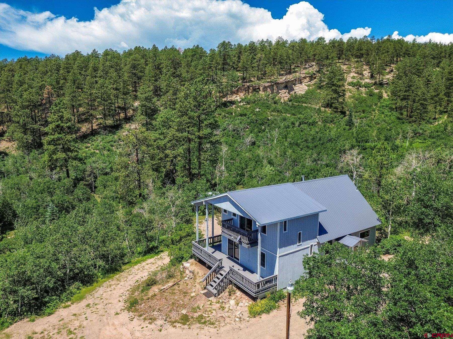 1039 Silver Mesa Driveway Durango, CO 81301 - Photo 29 of 35 an aerial view of a house