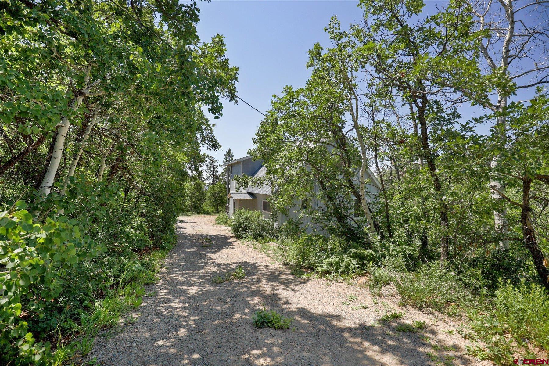 1039 Silver Mesa Driveway Durango, CO 81301 - Photo 35 of 35 a view of a pathway both side of yard