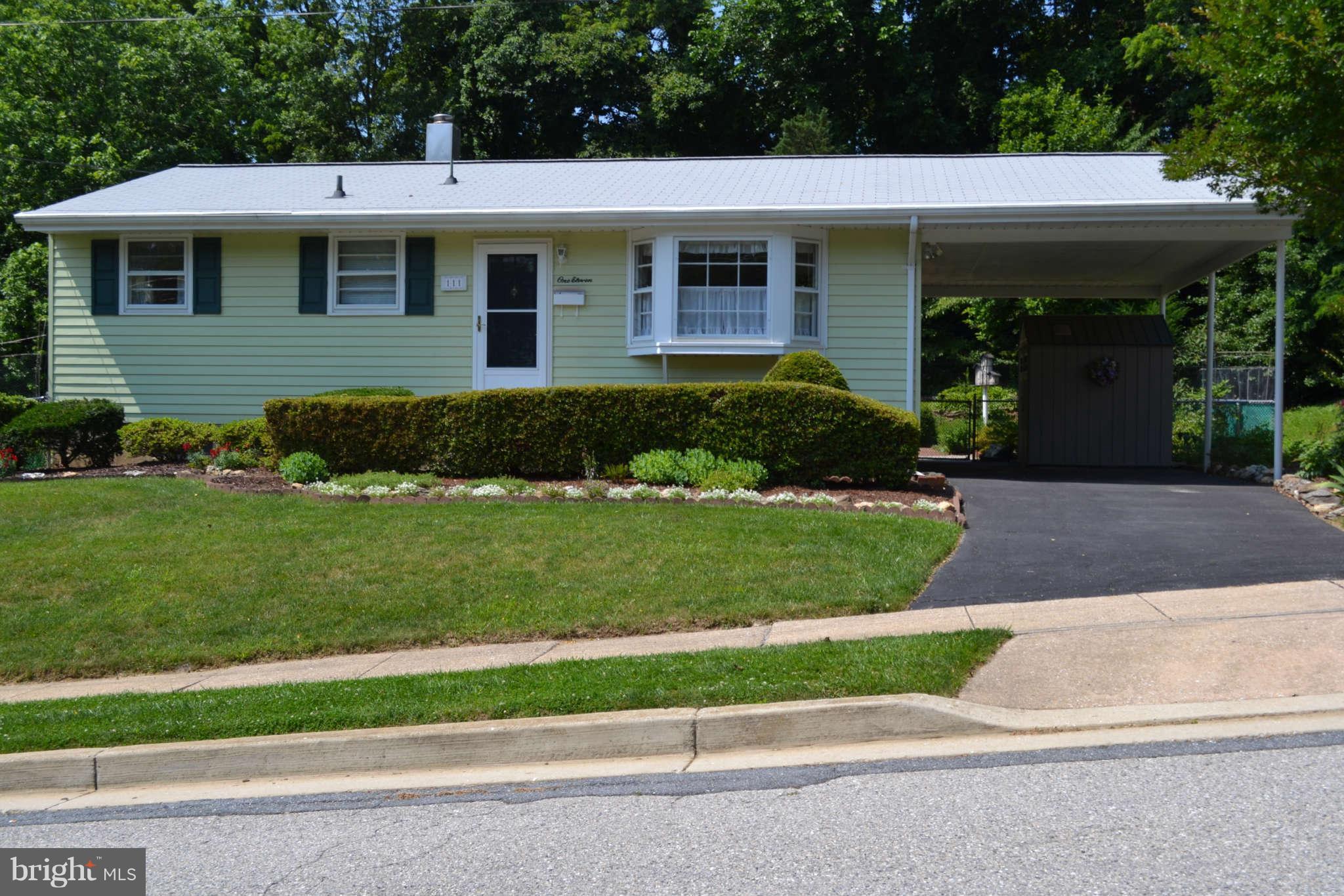 111 Allgate Road Owings Mills, MD 21117 - Photo 1 of 19 Exterior Front