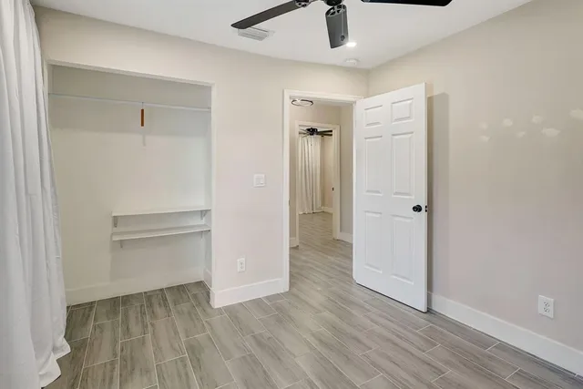 wooden floor in an empty room