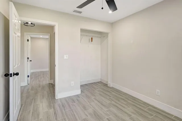 wooden floor in an empty room