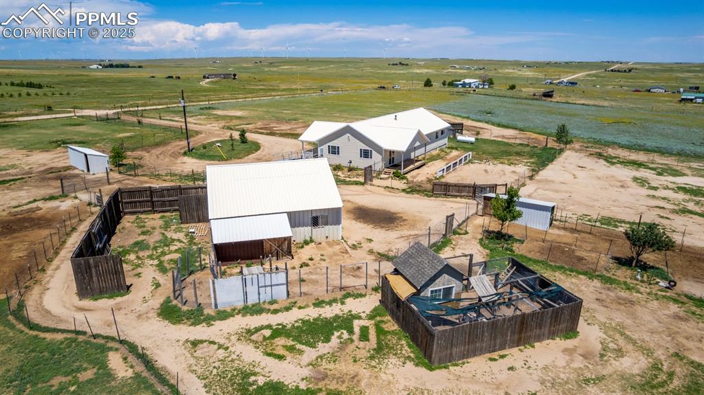 6065 Mulberry Road Calhan, CO 80808 - Photo 40 of 45 Aerial view of sparsely populated area