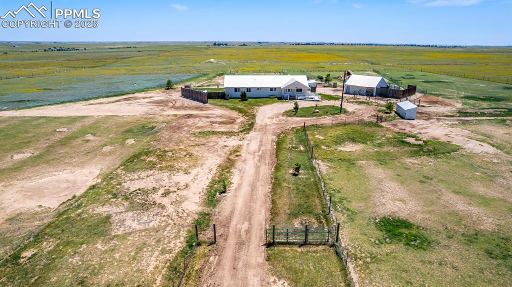 6065 Mulberry Road Calhan, CO 80808 - Photo 45 of 45 Overview of rural landscape with agricultural land