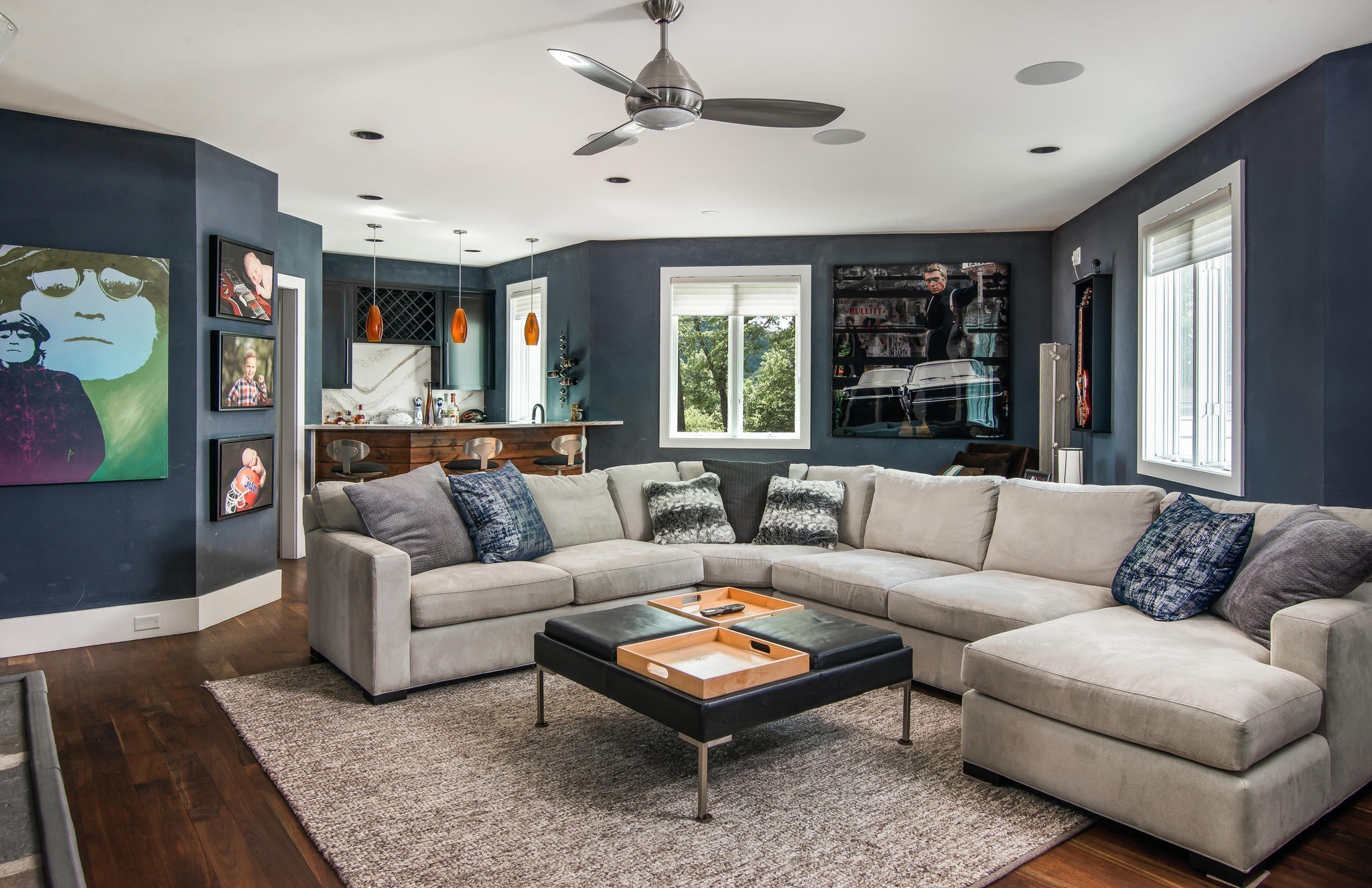 813 Deercrossing Nashville, TN 37220 - Photo 15 of 49 a living room with furniture ceiling fan and a rug