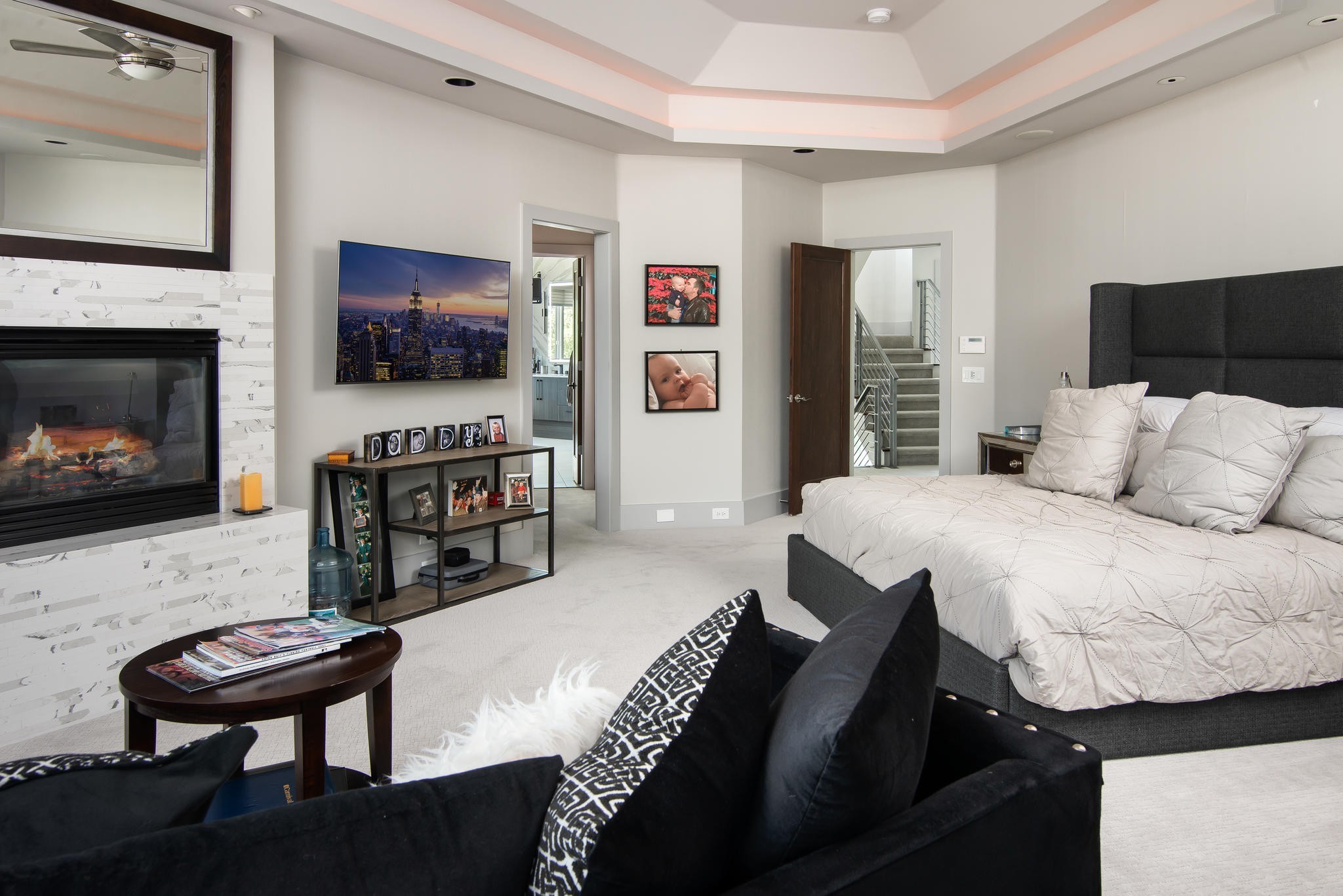 813 Deercrossing Nashville, TN 37220 - Photo 19 of 49 a living room with furniture and a flat screen tv