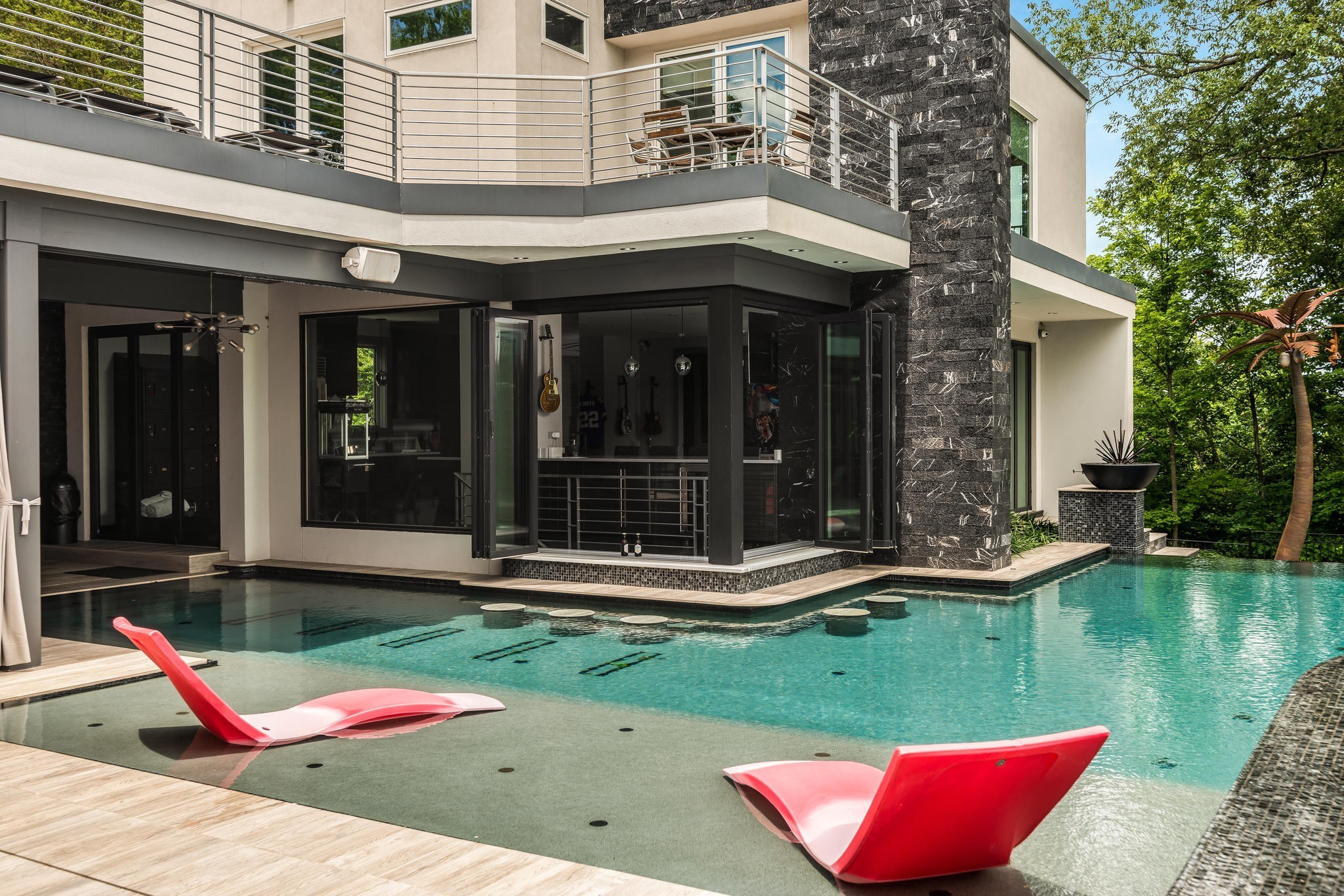 813 Deercrossing Nashville, TN 37220 - Photo 36 of 49 a backyard of a house with outdoor seating