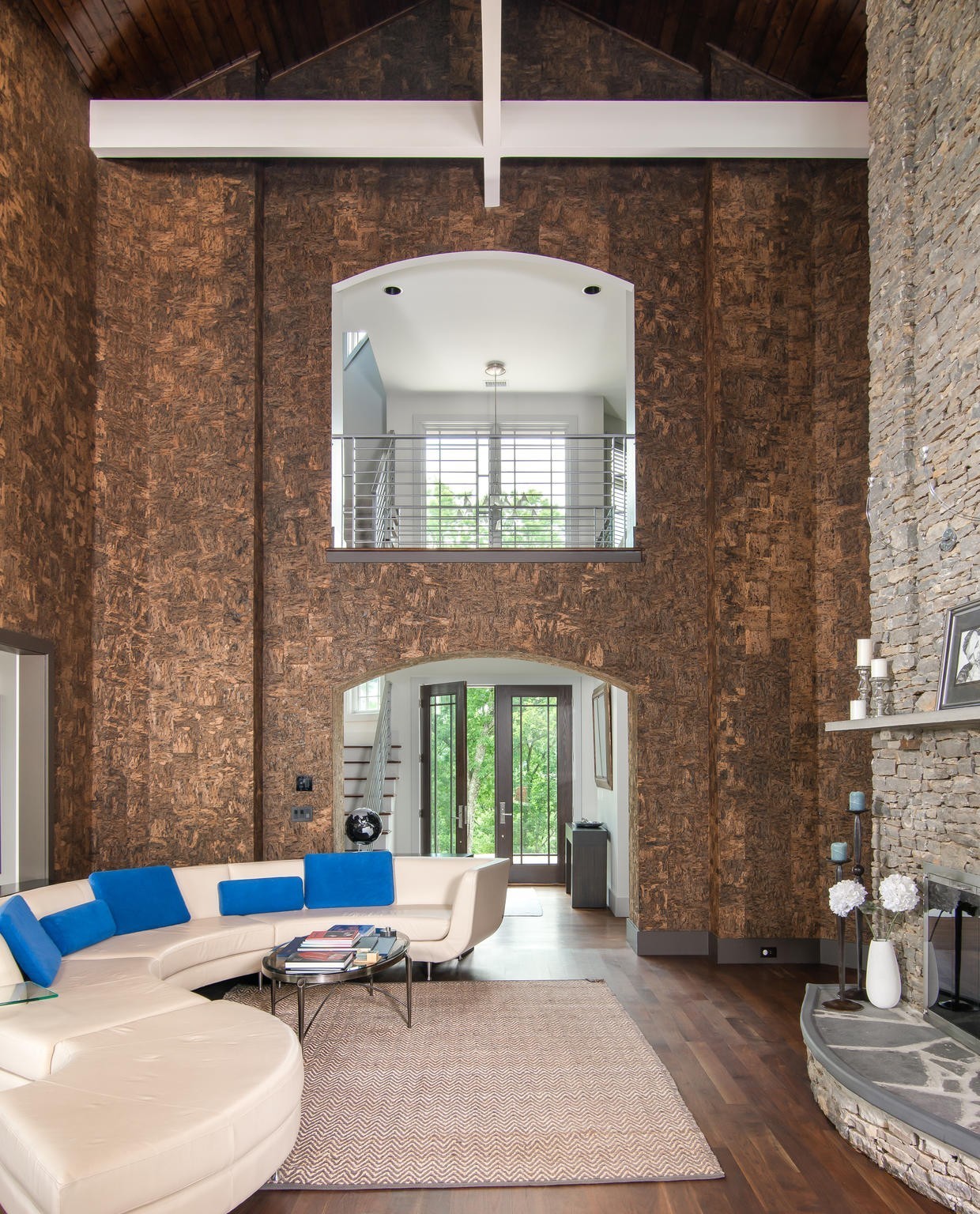 813 Deercrossing Nashville, TN 37220 - Photo 8 of 49 a living room with furniture and a fireplace