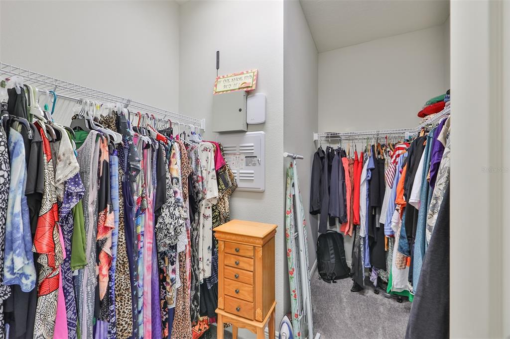 7411 Windport Lane Apollo Beach, FL 33572 - Photo 24 of 71 a view of walk in closet with clothes