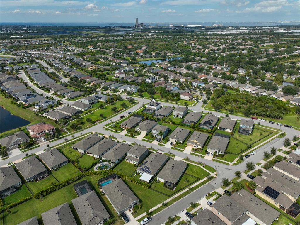 7411 Windport Lane Apollo Beach, FL 33572 - Photo 45 of 71 an aerial view of multiple house
