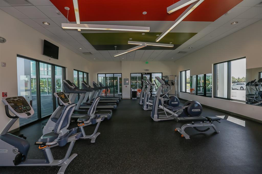7411 Windport Lane Apollo Beach, FL 33572 - Photo 56 of 71 a view of a room with gym equipment