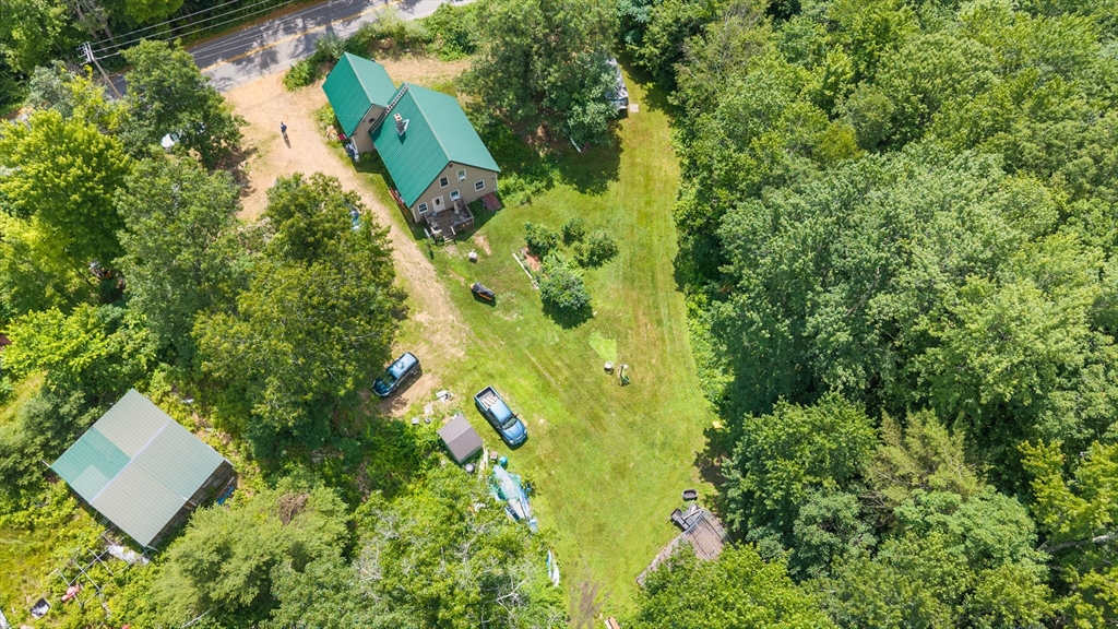 87 W Road Canterbury, NH 03224 - Photo 14 of 21 an aerial view of a house with yard