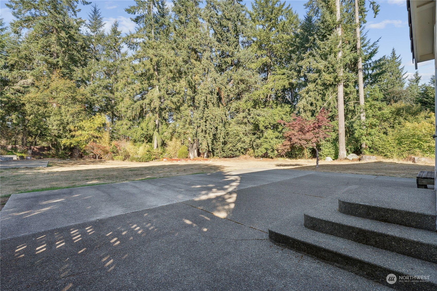 9639 39th Loop Northeast Olympia, WA 98516 - Photo 6 of 38 a view of backyard with wooden fence