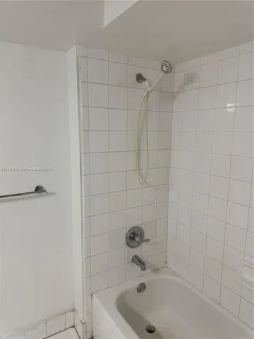 a bathroom with a tub