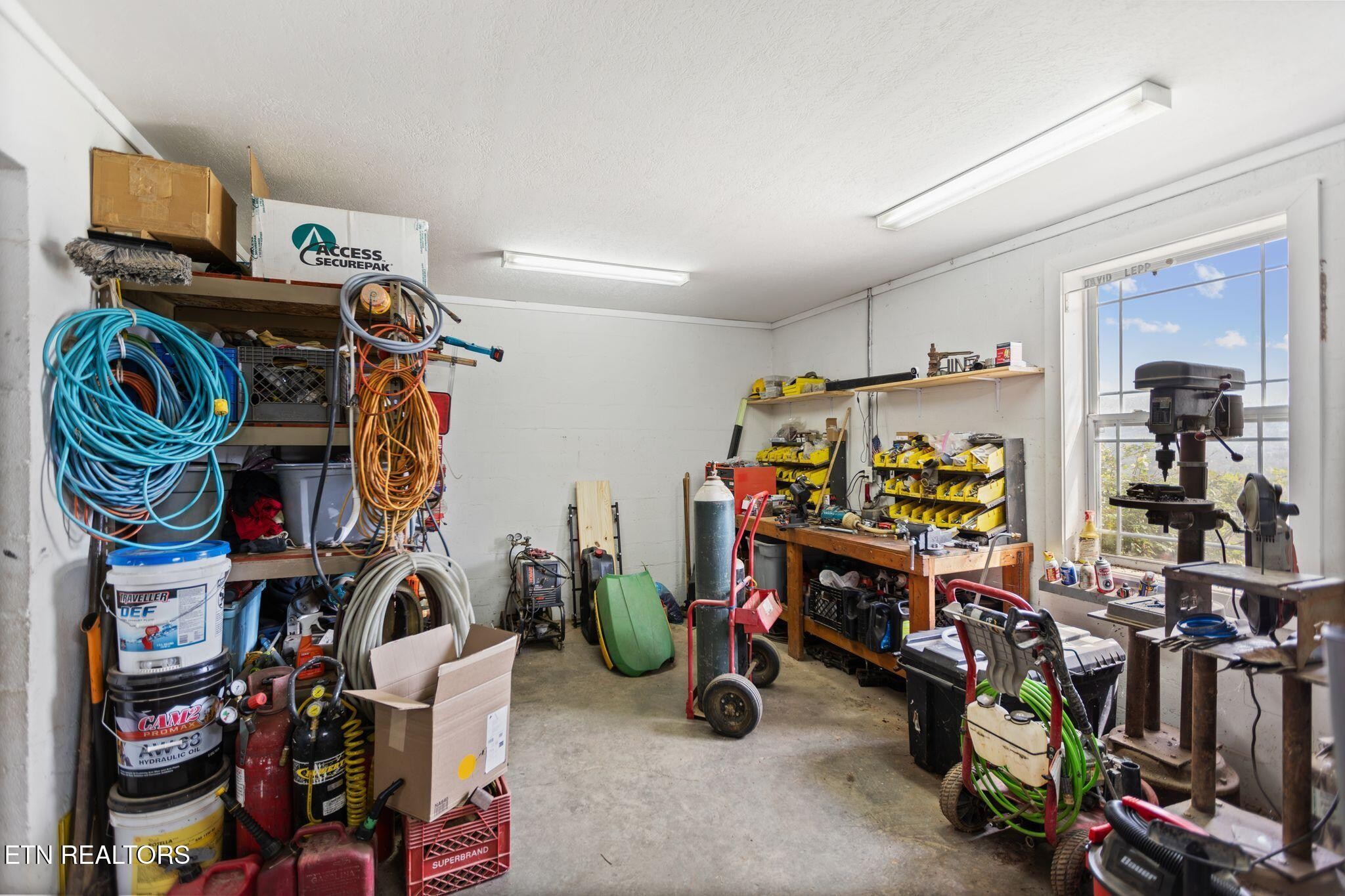 741 Clinch Valley Road Powder Springs, TN 37848 - Photo 35 of 50 a room with gym equipment and a closet