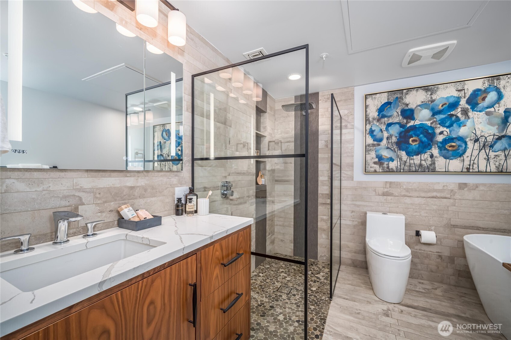 615 East Pike Street, Unit 303 Seattle, WA 98122 - Photo 20 of 40 a bathroom with a sink toilet and shower