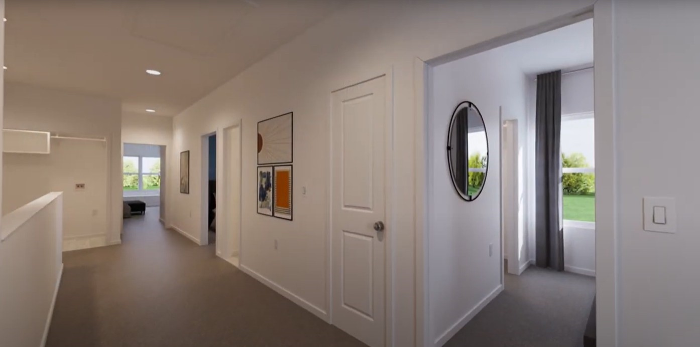 2163 Salinas Drive Rosharon, TX 77583 - Photo 23 of 31 a view of a hallway with wooden floor