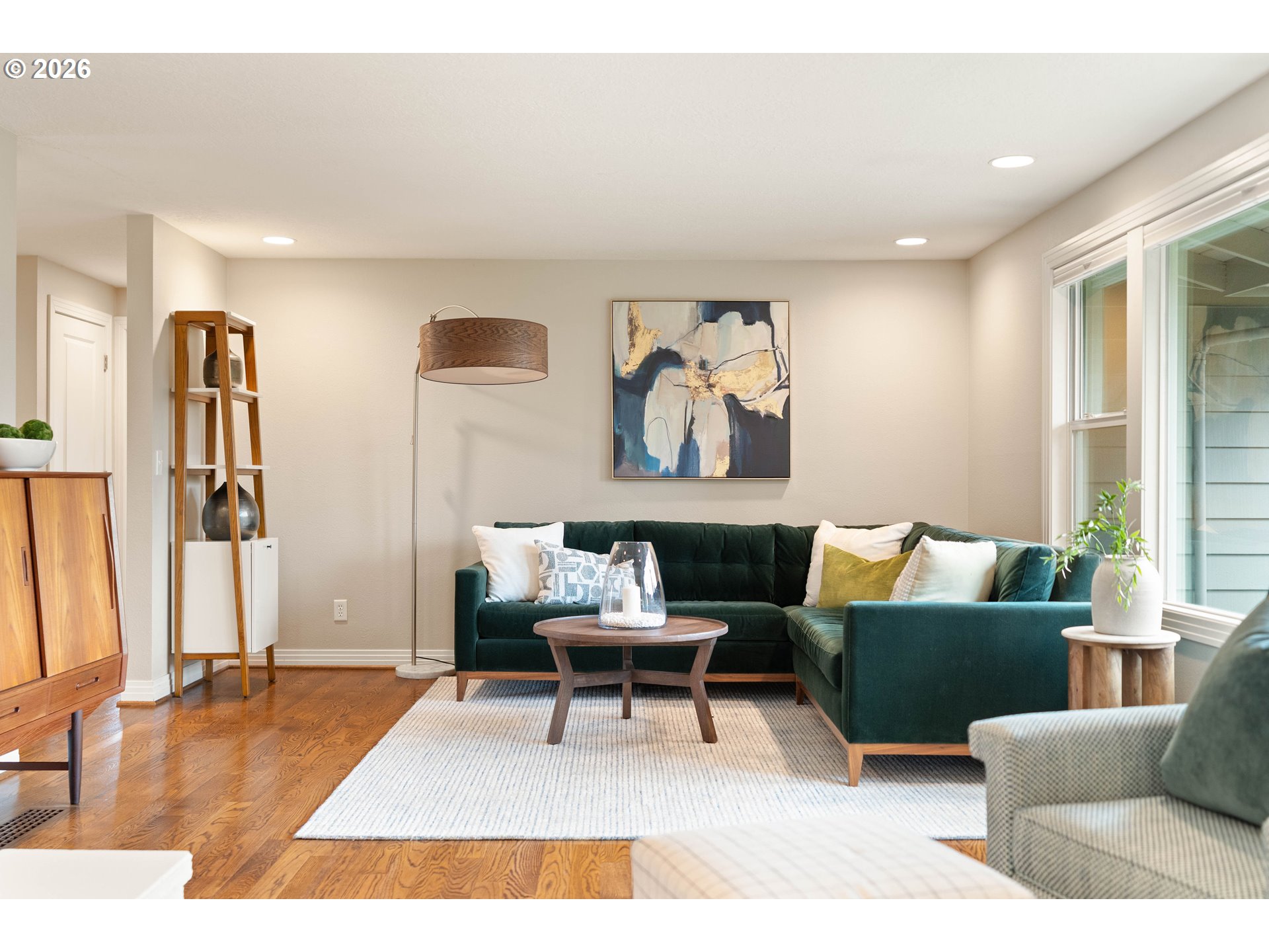 2125 Southwest Warwick Avenue Portland, OR 97225 - Photo 14 of 40 a living room with furniture and a rug