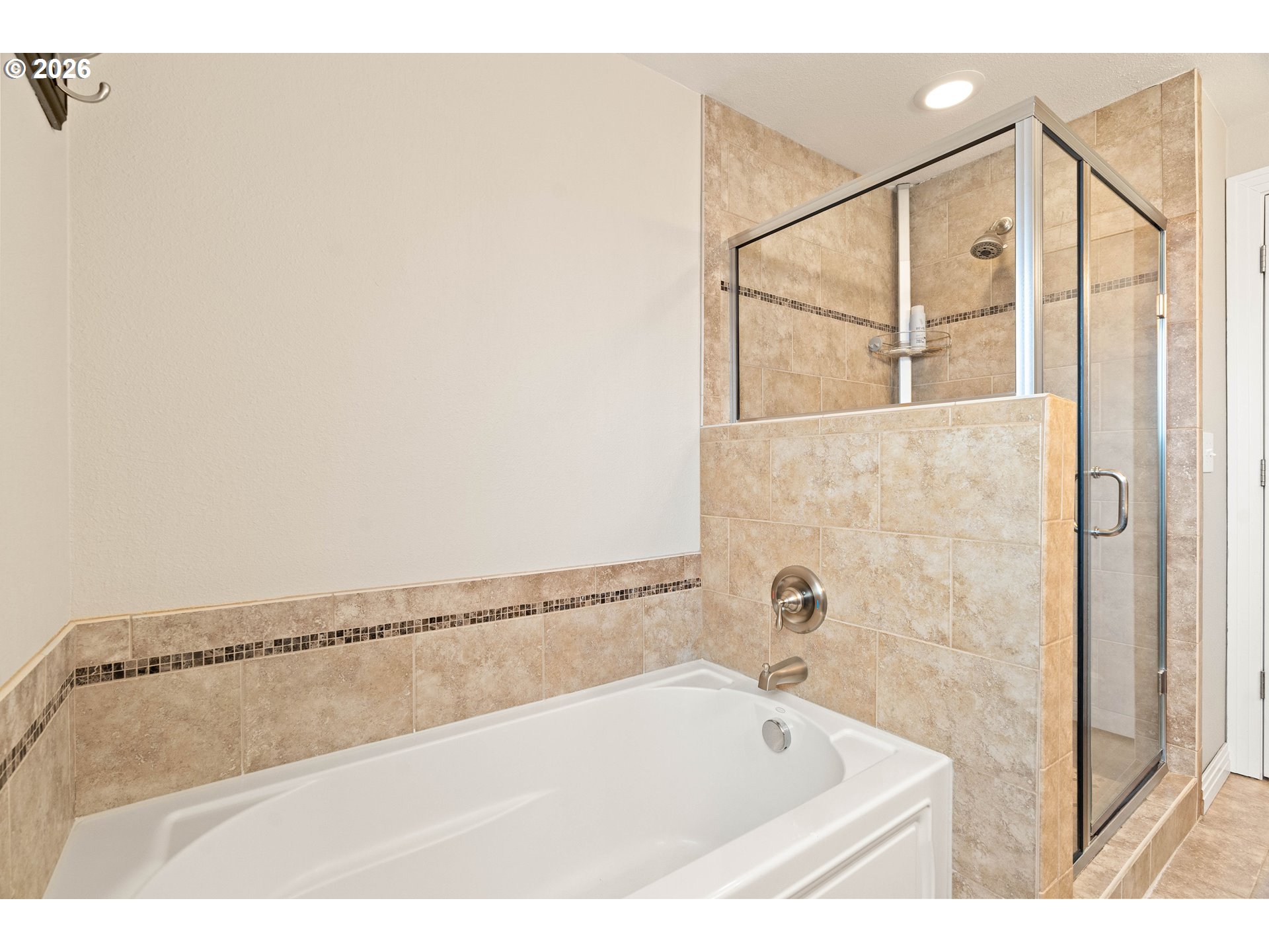 2125 Southwest Warwick Avenue Portland, OR 97225 - Photo 20 of 40 a bathroom with a bathtub and a shower
