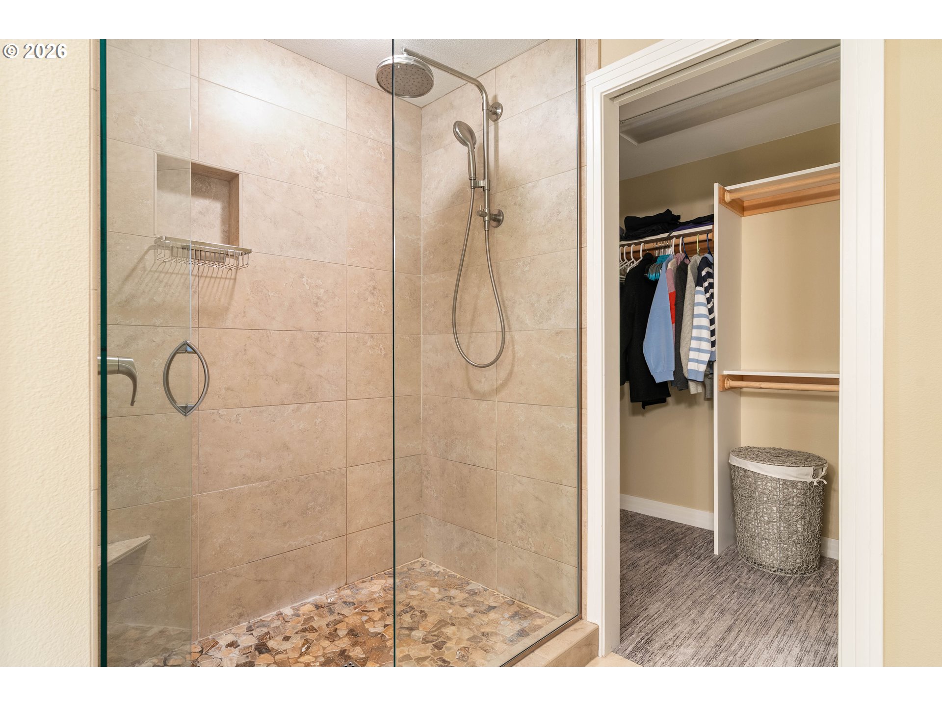 2125 Southwest Warwick Avenue Portland, OR 97225 - Photo 28 of 40 a bathroom with a shower