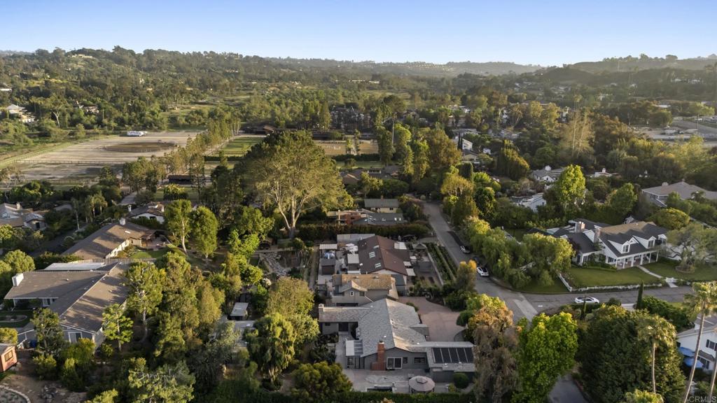 233 Cole Ranch Road Encinitas, CA 92024 - Photo 22 of 25 an aerial view of residential houses with outdoor space and trees