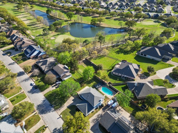 2302 West Briargate Drive Bryan, TX 77802 - Photo 1 of 25 Aerial view with a water view and a residential vi