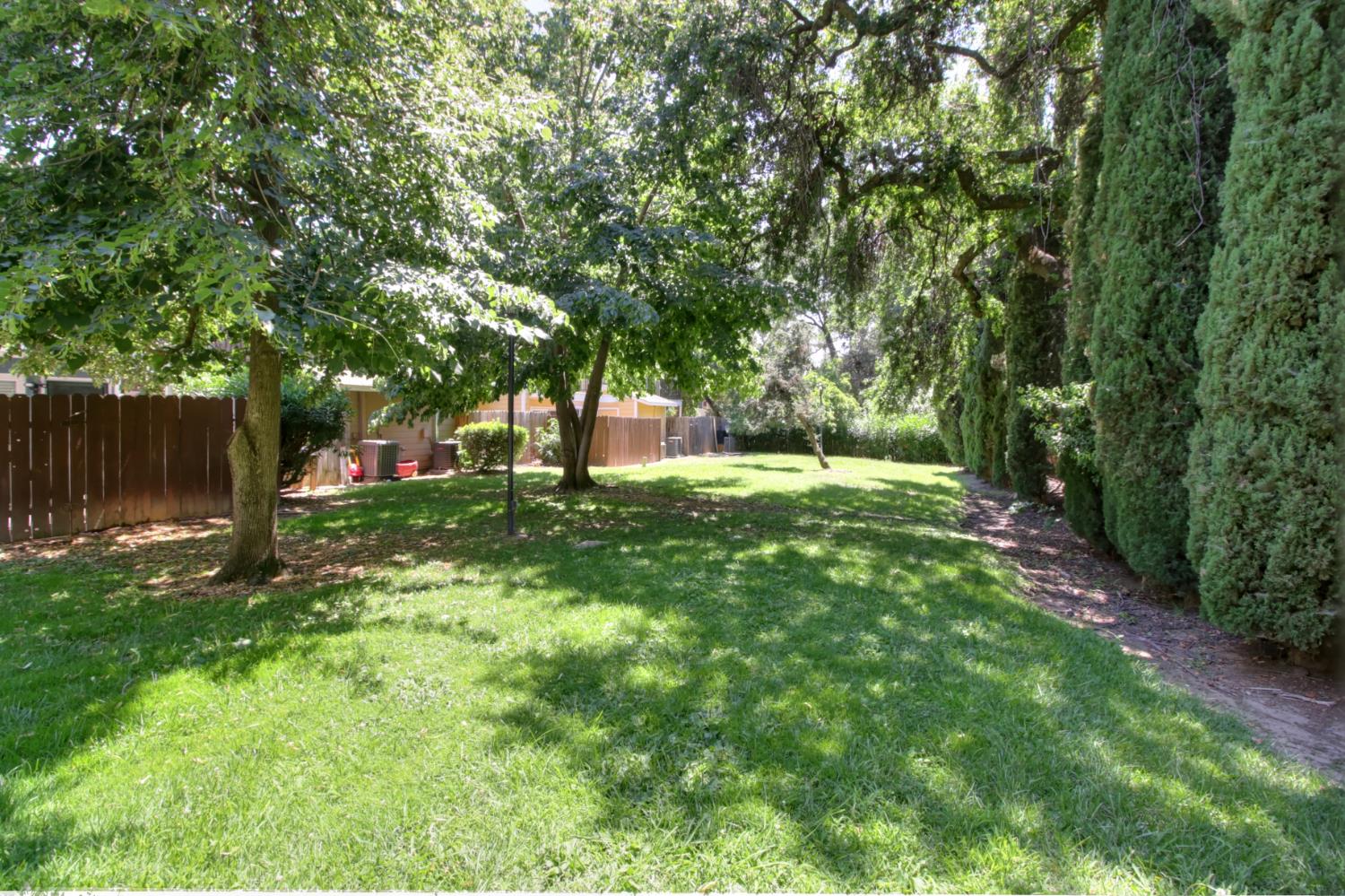 6114 Shadow Lane Citrus Heights, CA 95621 - Photo 21 of 56 a view of a backyard with large trees