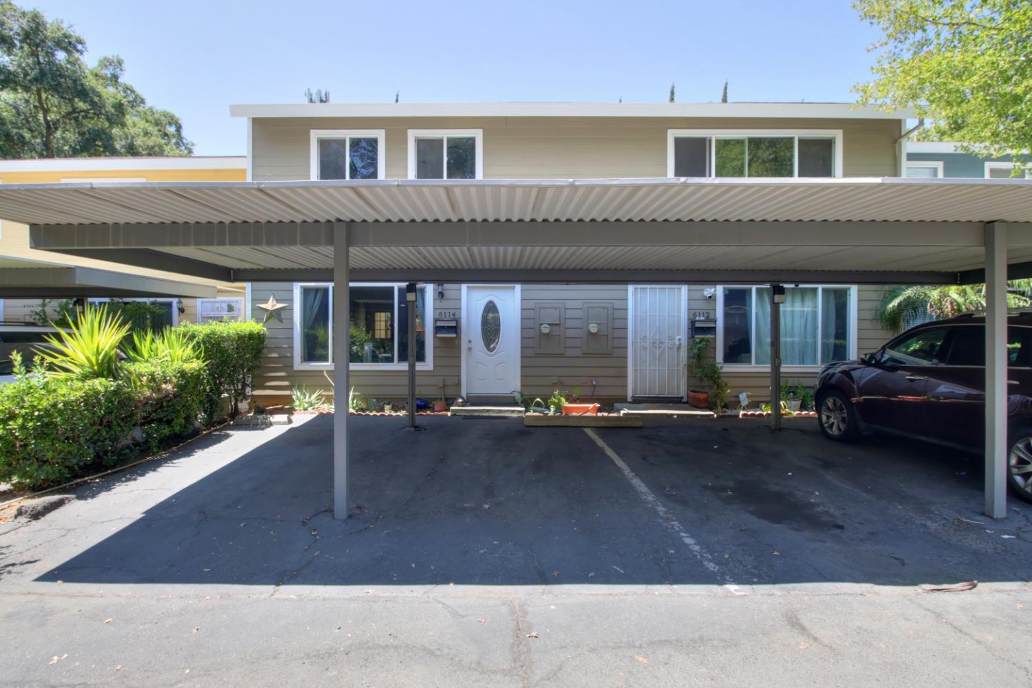 6114 Shadow Lane Citrus Heights, CA 95621 - Photo 25 of 56 a view of a patio with table and chairs and potted plants